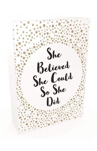 She Believed She Could So She Did - 52 Beautiful Cards of Inspiring Quotes and Empowering Affirmations